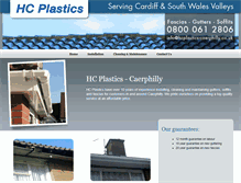 Tablet Screenshot of hc-plastics-caerphilly.co.uk